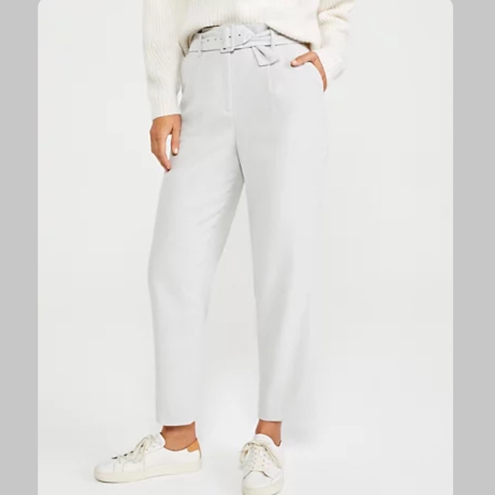 Never worn grey belted Ann Taylor trousers